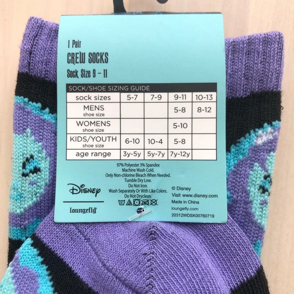 Disneyland Resort 50th The Haunted Mansion Madame Leota Crew Socks
